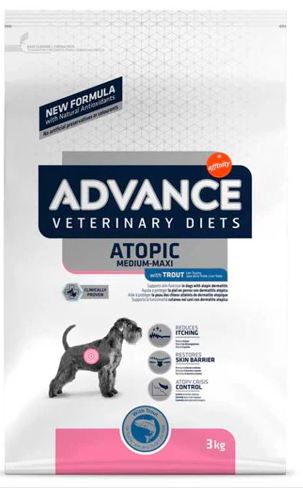 ADVANCE VETERINARY DIETS ATOPIC MEDIUM MAXI TRUCHA 3KG